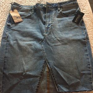 NWT Buffalo David Bitton Sophia High Rise Denim Skirt - Size 29
